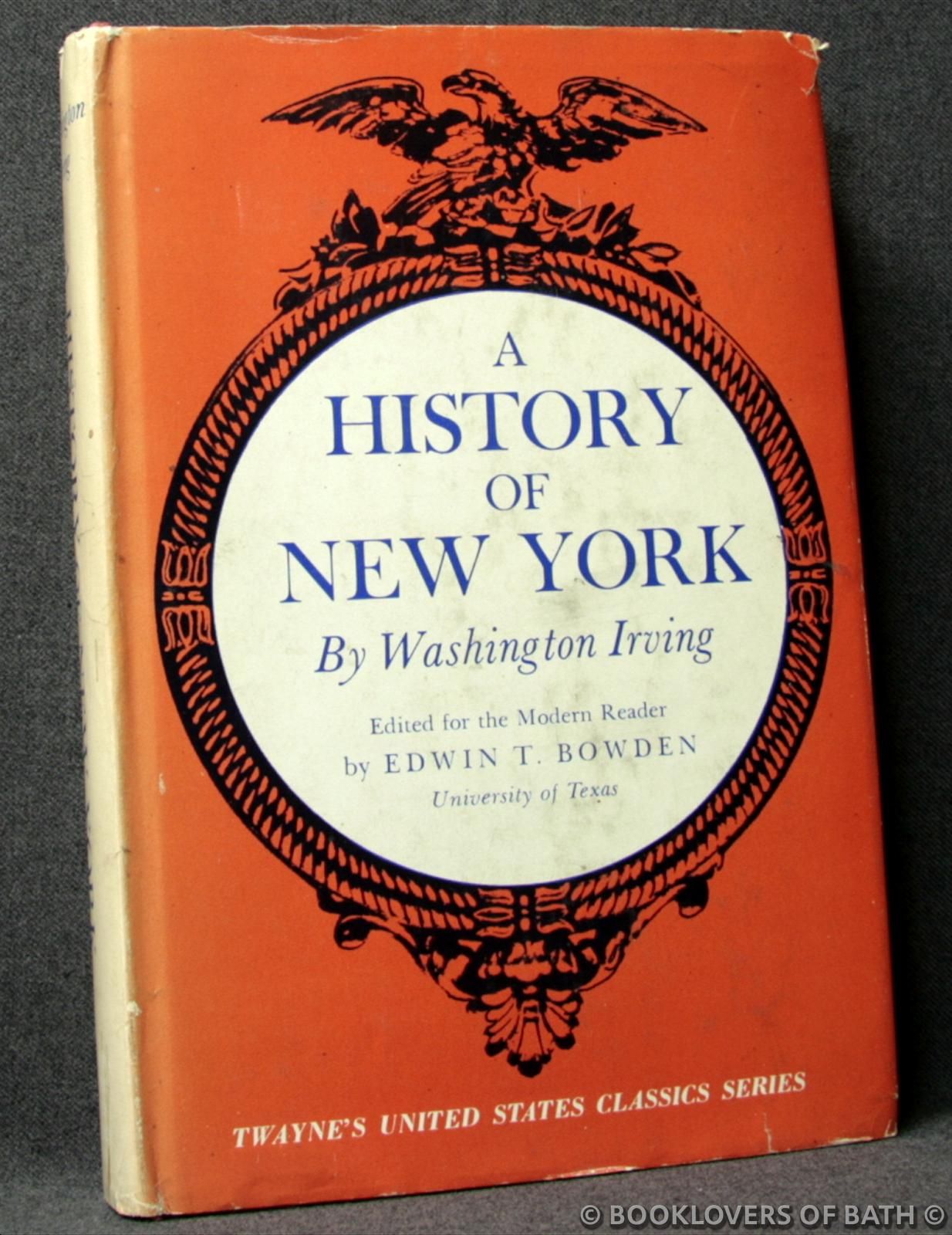 A History Of New York by Washington Irving 1964