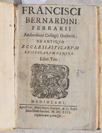 DE ANTIQUO ECCLESIASTICARUM EPISTOLARUM GENERE