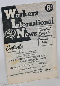 cover of Workers' International News: theoretical organ of the Revolutionary Communist Party, Fourth International; Vol. 6, No. 9, September - October 1946