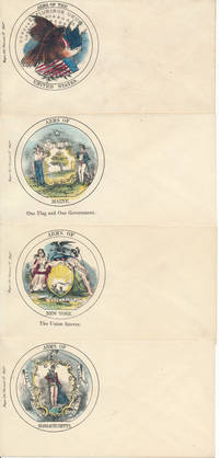 Collection of 36 Magee &quot;Arms of the United States&quot; Patriotic Envelopes de (PATRIOTIC COVERS -- CIVIL WAR)