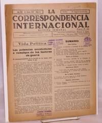 La Correspondencia internacional; revista semanal, año VIII, núm.5, 22 Enero 1937