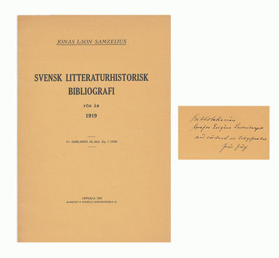 Svensk litteraturhistorisk bibliografi för år…