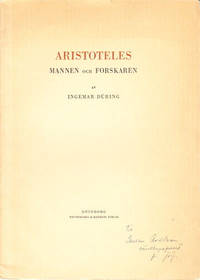 Aristoteles. Mannen och forskaren.…