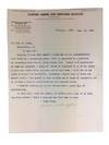 Typed Letter, Signed, to Geo. M. Jones, of Springfield, Mo., dated Feb. 10, 1902