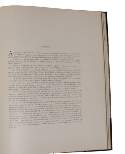 Affaldsdynger fra Stenalderen i Danmark Undersøgte for Nationalmuseet. Résumé en Francais. (photo 7)