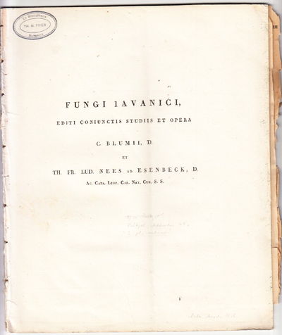 Fungi Javanici, editi coniunctis studiis et opera…