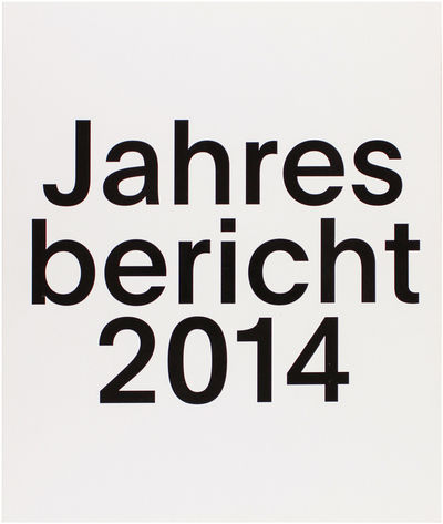 WG 3031 / Ringier Jahresbericht 2014 (Ringier Annual Report 2014) (Artists' Book)