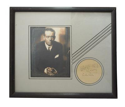 Autograph Musical Bars, Signed