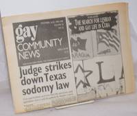 GCN: Gay Community News; the weekly for lesbians and gay males; vol. 18, #22, December 16-22, 1990: The Search for Lesbian &amp; Gay Life in Cuba by Strona, Frank & Christopher Wittke, editors, Michael Bronski, Chris Nealon, Laura Briggs, David Morris, John Zeh, Sonja de Vries, et al - 1990