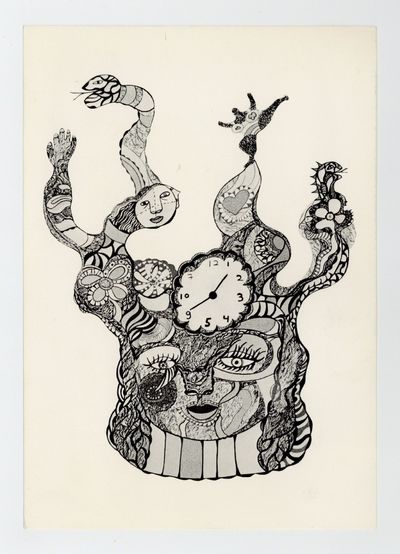 Announcement card: New Multiples & Graphics (4-25 September 1971)