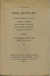Diamond jewelry; pearl necklaces. Sale no. 4097. March 31, 1934