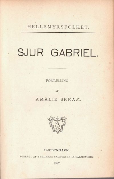 Hellemyrsfolket.  Sjur Gabriel. (+) Hellemyrsfolket. ""To Venner"". (photo 2)