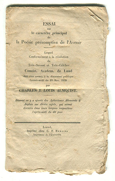 Essai sur le caractère principal de la poésie…