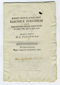Birgeri Nicolai, de Vinås [sic!], Griip Chronica…