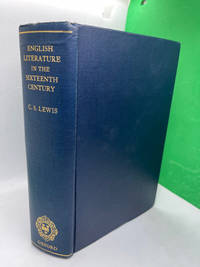 cover of English Literature in the Sixteenth Century (excluding drama)