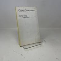 Gustav Stresemann: 1878/1978 (German Edition)