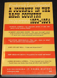 image of A Journey in the Back Country; Frederick Law Olmsted; With a New Introduction by Clement Eaton