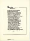 Broadside: Natural Linguistics (for Peter Salus) [Signed]