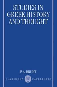 Studies in Greek History and Thought