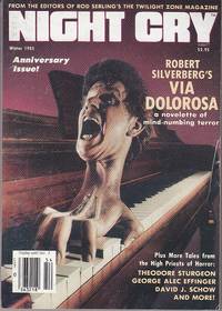 cover of Night Cry. Rod Serling's The Twilight Zone Magazine. Winter 1985, Volume 1, Number 4