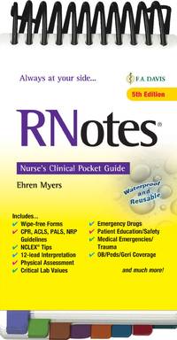 RNotes&Acirc;&reg;: Nurse's Clinical Pocket Guide