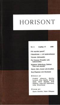 Horisont. Nr 4. Årgång 27. 1980.