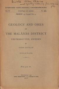 Geology and Ores of the Malånäs District…