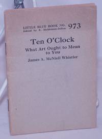 image of Ten O'Clock: A Lecture