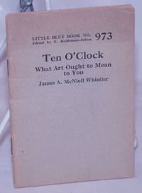 Ten O'Clock: A Lecture