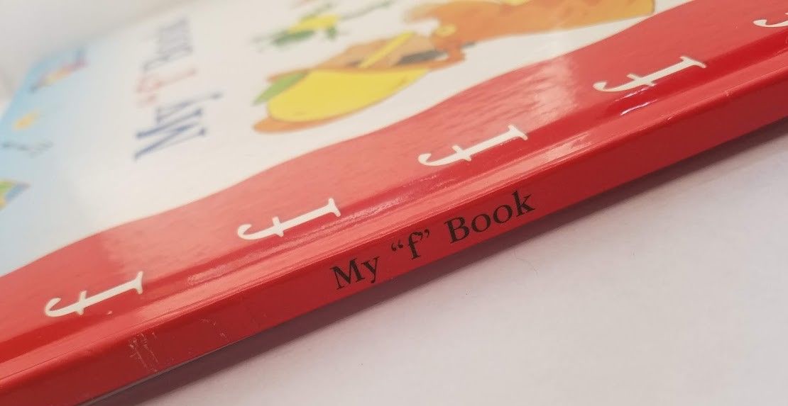 My F Book By Jane Belk Moncure Hardcover From P G S Storybook Emporium Sku Csb4429h