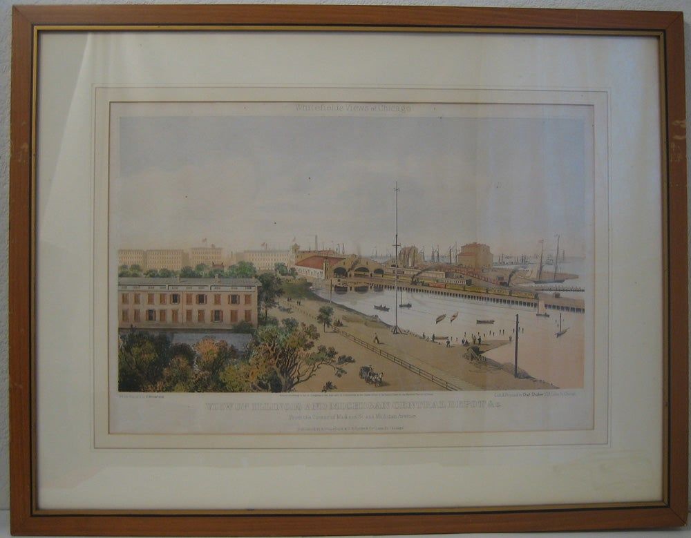 View of Illinois and Michigan Central Depot & c. F