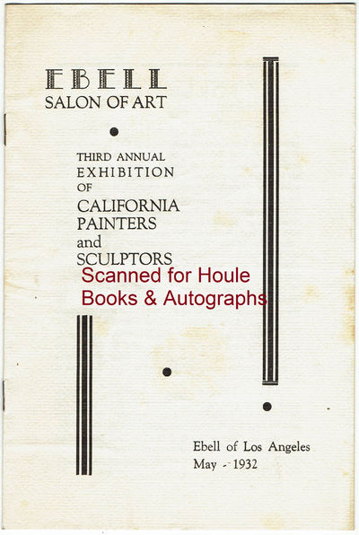 Ebell Salon of Art: Third Annual Exhibition of California Painters and Sculptors