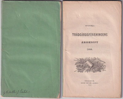 Svenska trädgårdsföreningens årsskrift 1860.