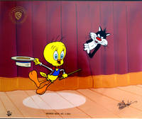 Show Stoppers (Tweety and Sylvester) - Limited Edition Print (Signed) by Friz Freleng - Signed - 1987 - from Print Matters (SKU: FrelengShow)