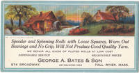 cover of A Beautifully Illustrated Vintage 1930 Advertising Ink Blotter from Fall River , Mass