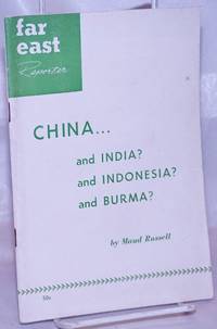 China...and India? and Indonesia? and Burma