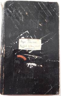 1901 - 1905 ORIGINAL MANUSCRIPT DIARY HANDWRITTEN ALMOST OBSESSIVELY BY A  BANKER AND PERFUME...