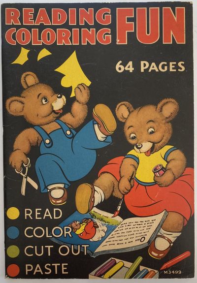 Reading Coloring Fun for Children from 5 to 7 years old; Cover title: Reading Coloring Fun 64 Pages, Read Color Cut Out Paste, M3499
