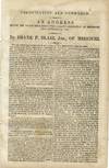 COLONIZATION AND COMMERCE. AN ADDRESS BEFORE THE YOUNG MEN'S MERCANTILE LIBRARY ASSOCIATION OF CINCINNATI, OHIO, NOVEMBER 29, 1859. BY... OF MISSOURI