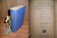 LANGENSCHEIDT&#039;S POCKET DICTIONARY of the English and German Languages First Part English German by Revised by Prof. Edmund Klatt - 0