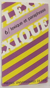 Lexique et paraphrase.