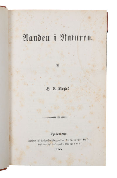 Aanden i Naturen. 2 vols (i.e. 