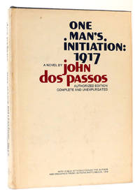 cover of ONE MAN'S INITIATION: 1917