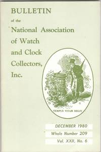 NAWCC Watch and Clock Collectors Magazine December 1980