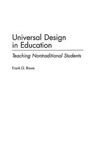 Universal Design in Education: Teaching Nontraditional Students