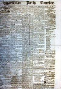 cover of CHARLESTON DAILY COURIER. Friday Morning, October 2, 1863