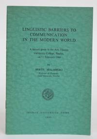 image of Linguistic Barriers to Communication in the Modern World: a Lecture given in the Arts Theatre, University College, Ibadan on 11 February 1960