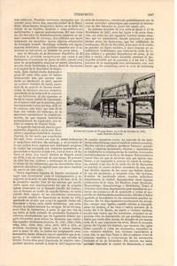 LAMINA V08384: Rotura del puente de Nagara Gawa en 1891