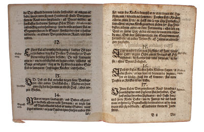 Forordning Huorledis i Pest / Blodsot / oc saadanne smitsomme Siugers tid / skal forholdis... Den 15. Januarij, Anno 1625. (photo 2)