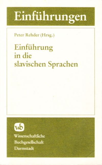 Einführung in die slavischen Sprachen.